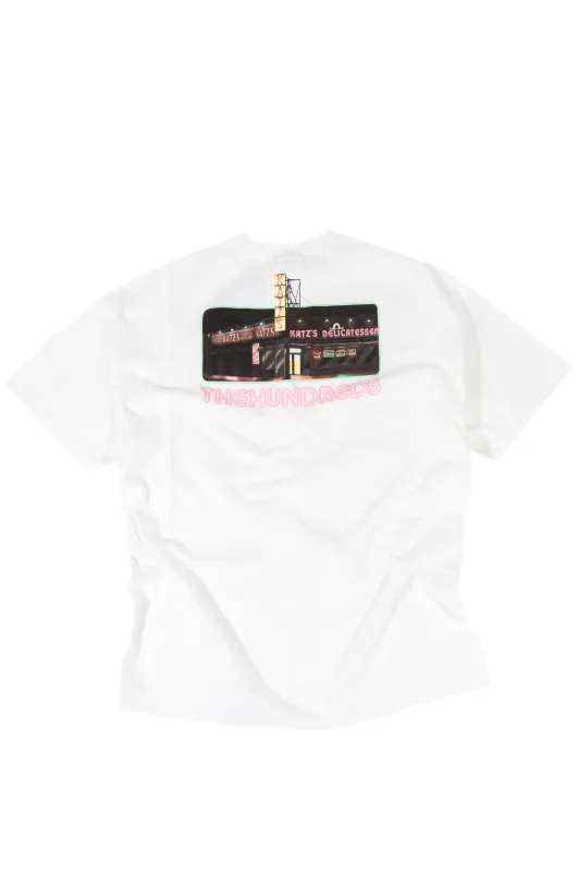The Hundreds X Katz's Structure T-Shirt Weiß XL Vintage