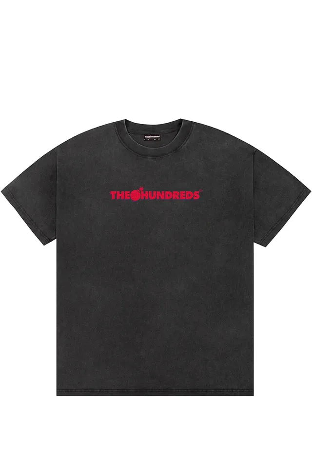 The Hundreds Shady Bar T-Shirt Washed Black L Baumwolle