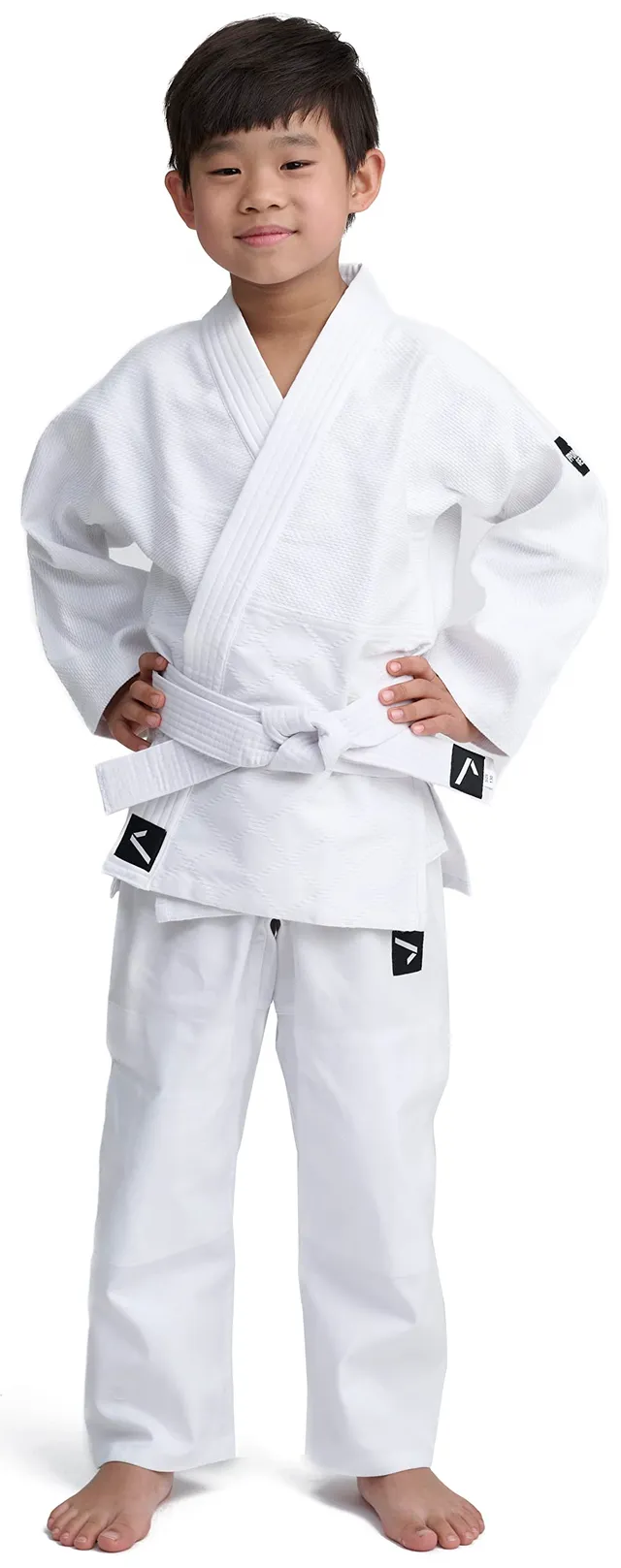 Ippon Gear Future 2 Judoanzug 110 weiss mit Gürtel