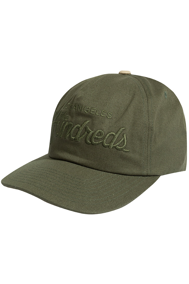 The Hundreds Team Snapback Cap Olive OS Stick