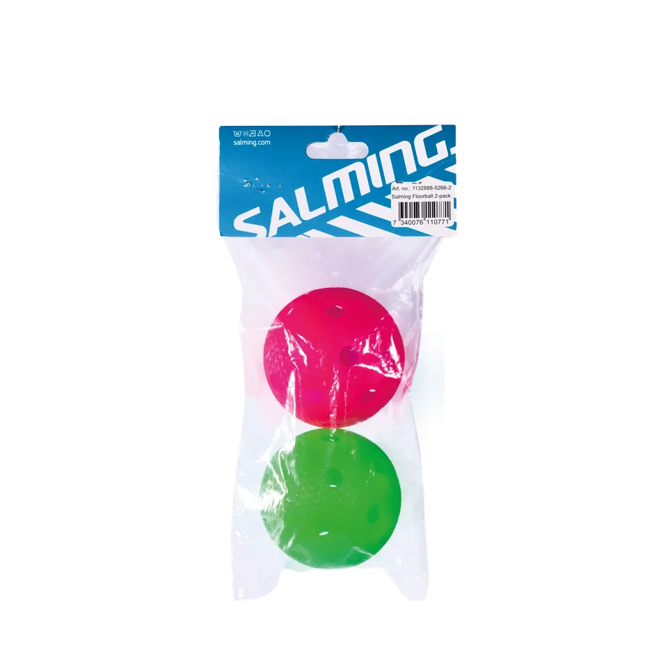Salming Aero Floorball 2er-Pack Präzisionsball