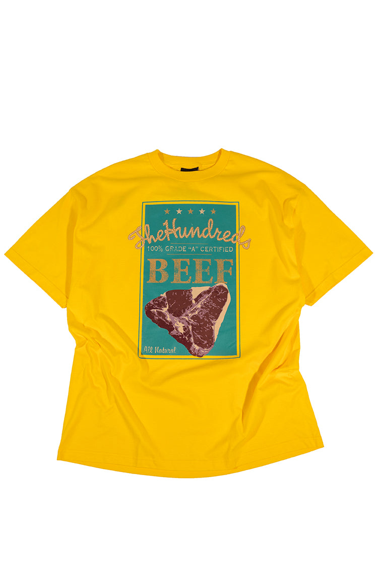 The Hundreds Beef T-Shirt Herren Gelb XXL Vintage