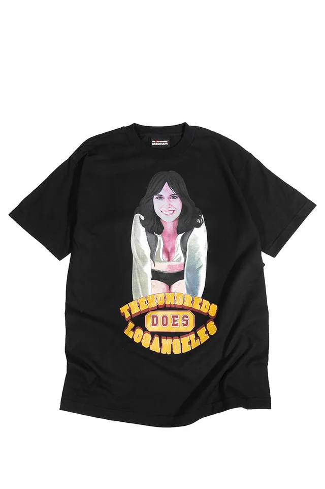 The Hundreds Cheerleader T-Shirt Schwarz M Print