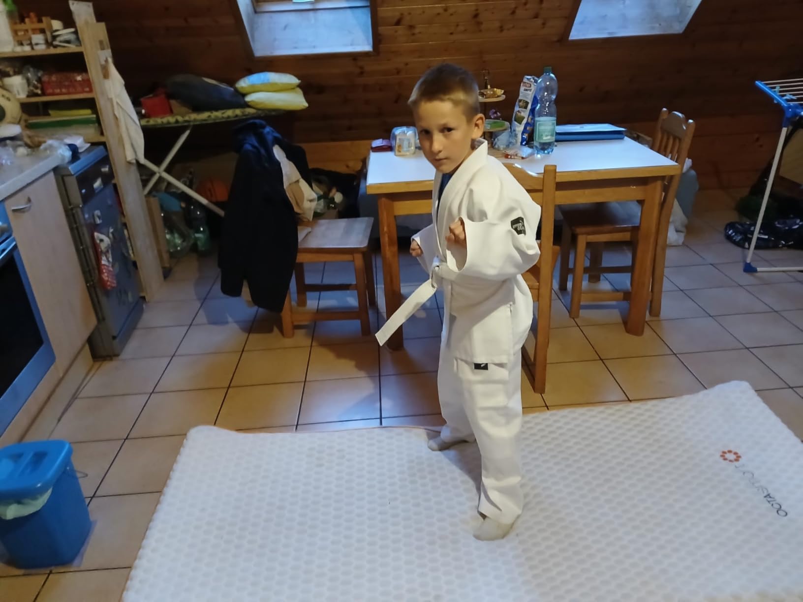 Ippon Gear Future 2 Judoanzug 110 weiss mit Gürtel