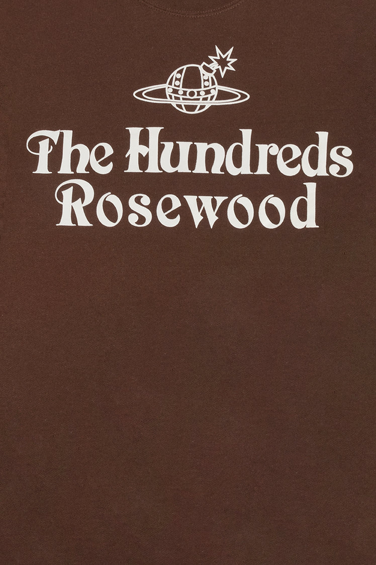 The Hundreds Rosewood Crewneck Sweatshirt Braun Fleece