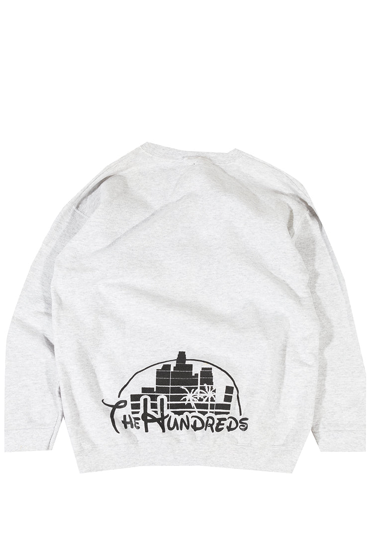 The Hundreds Mousey Crewneck Sweatshirt Ash Heather L Vintage