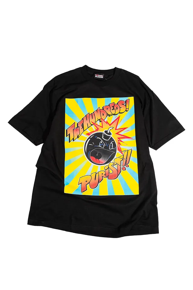 The Hundreds Graphic Tees Anime Adam T-Shirt Schwarz XL Vintage