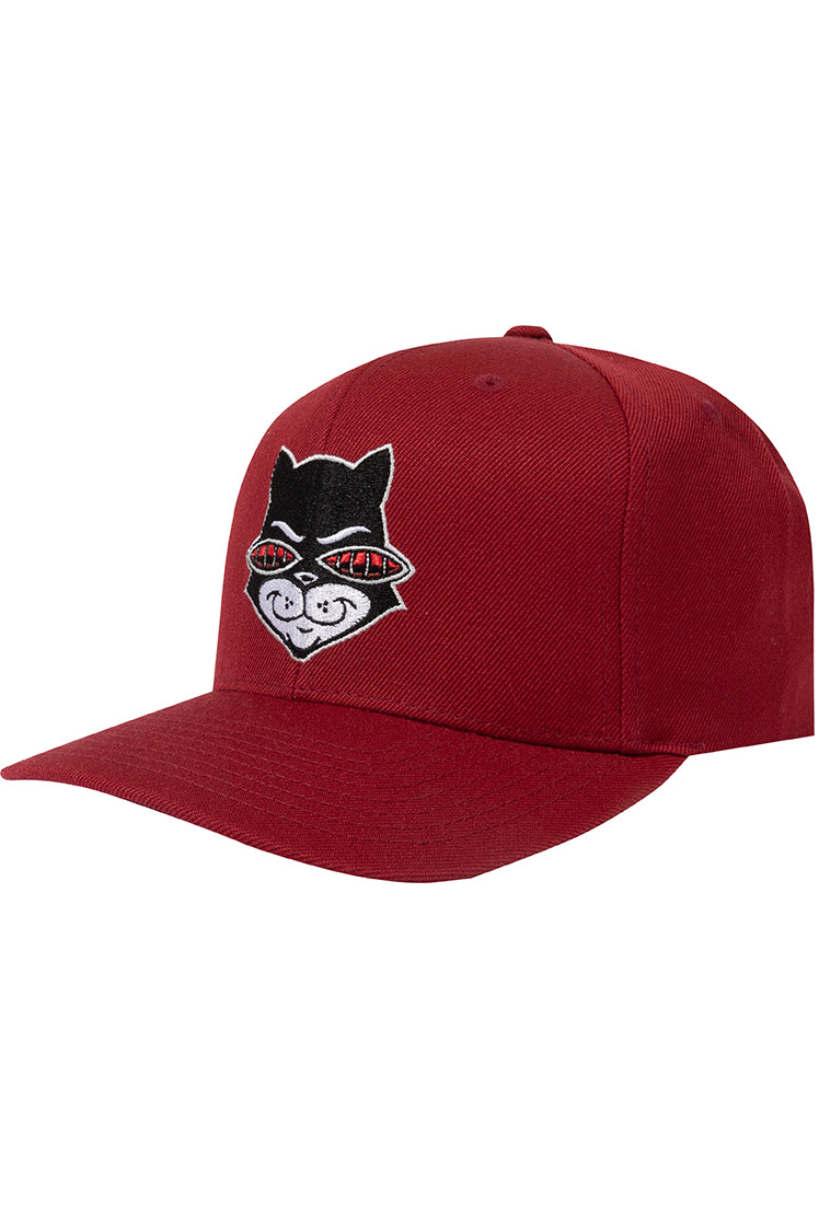 The Hundreds Bronson Snapback Maroon OS Vintage