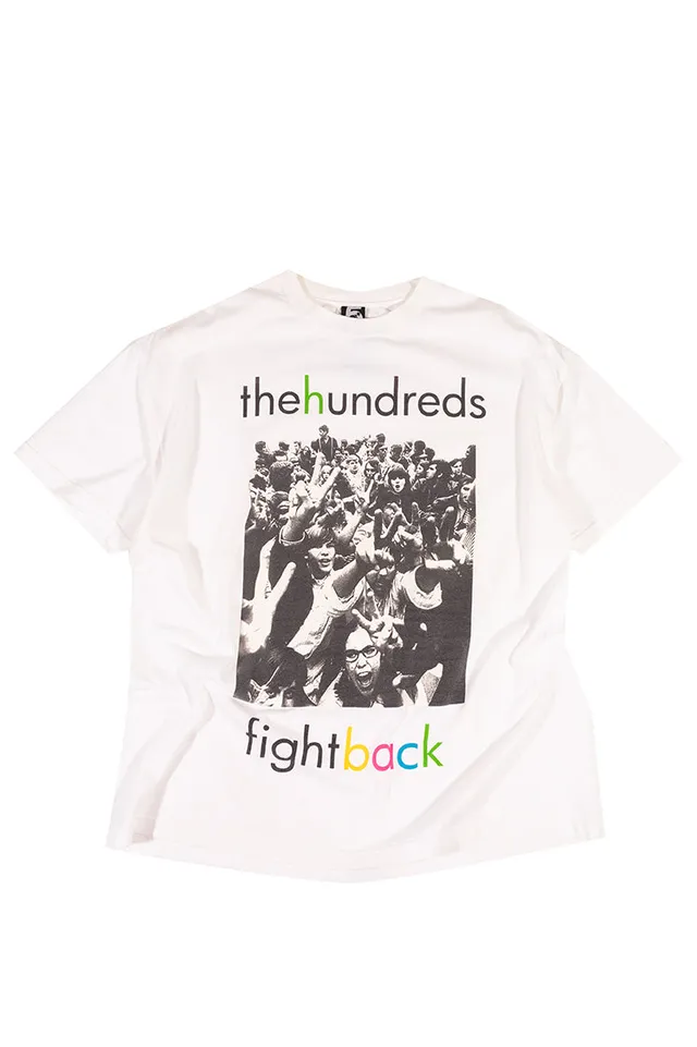 The Hundreds 5th Anniv. Fight Back T-Shirt Weiß XL Print