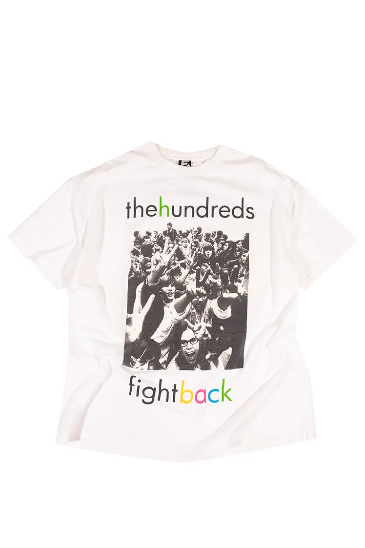 The Hundreds 5th Anniv. Fight Back T-Shirt Weiß XL Print