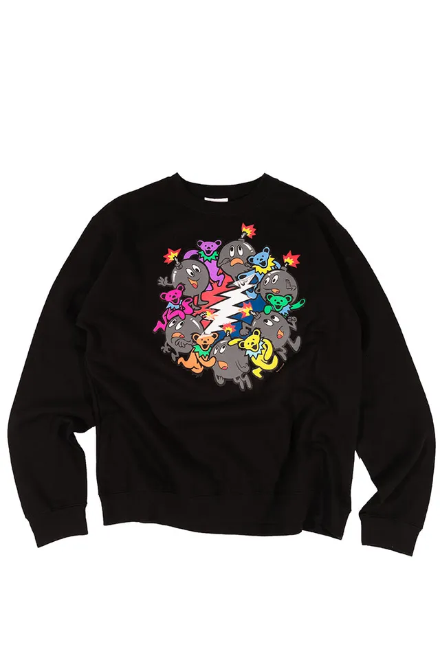 The Hundreds Sweatshirts Grateful Dead Circles Crewneck Schwarz L
