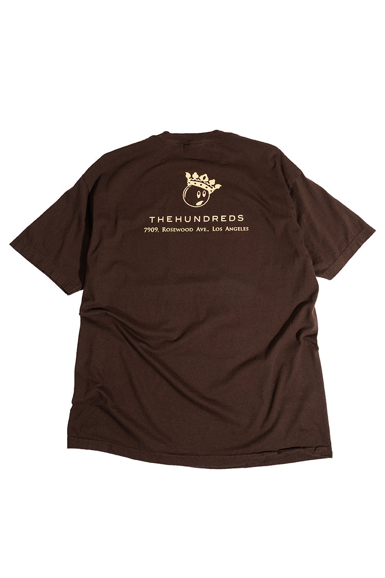 The Hundreds Custom T-Shirt Grafik Shirt Braun XL Vintage
