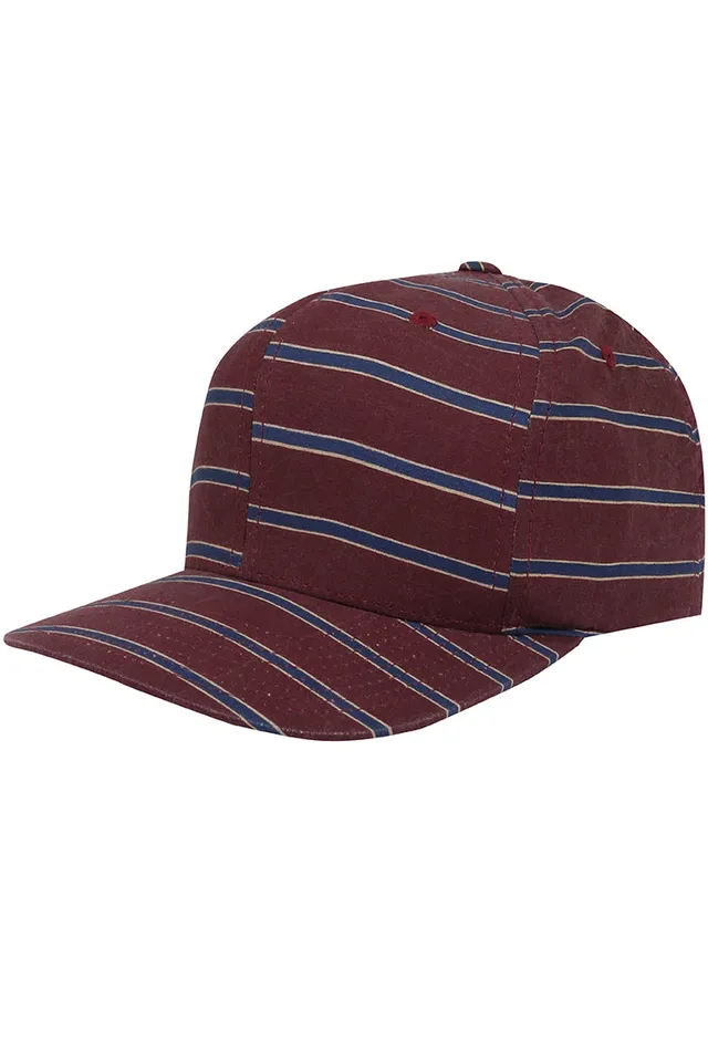 The Hundreds Headwear Striped Shirt Snapback Rot OS