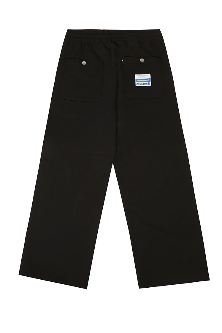 The Hundreds Rams Sweatpants Schwarz Baumwolle Sticklogo