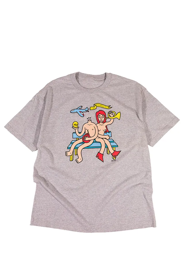 The Hundreds Bench T-Shirt grau XL Iwan Smit Graphic Vintage