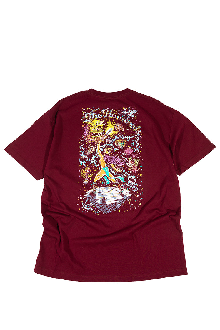 The Hundreds Star Valkyrie T-Shirt Burgundy XXL Vintage