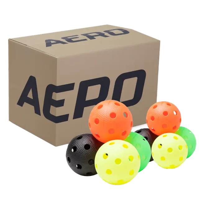 Salming Aero Plus Floorbälle 200er Pack weiß Training