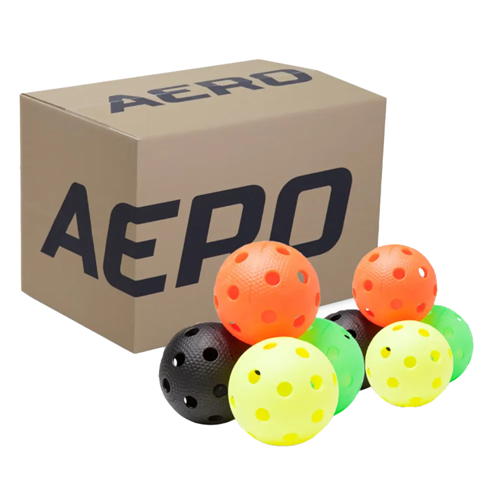 Salming Aero Plus Floorbälle 200er Pack weiß Training