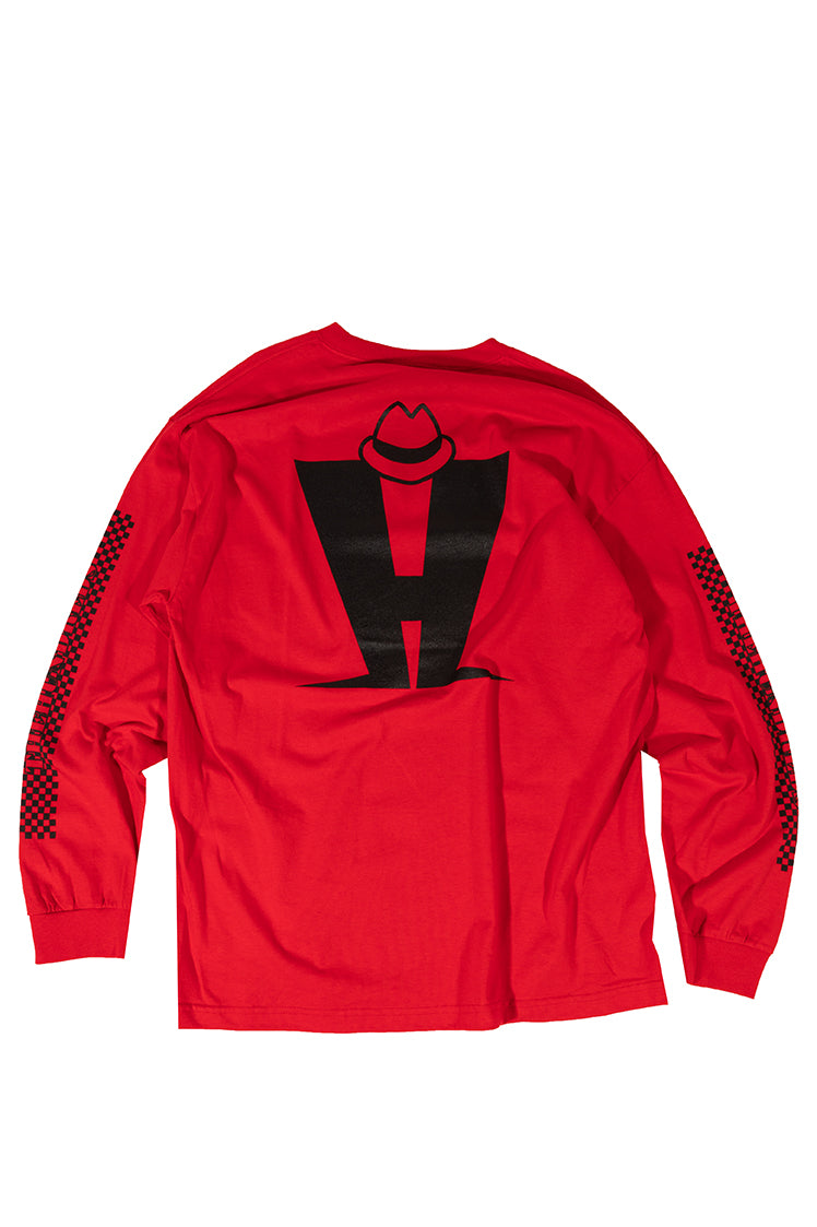 The Hundreds Hidden H L/S T-Shirt Rot XL Langarm