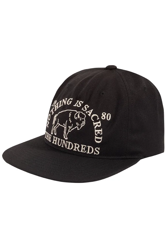 The Hundreds Draft Snapback Cap schwarz OS 5-Panel