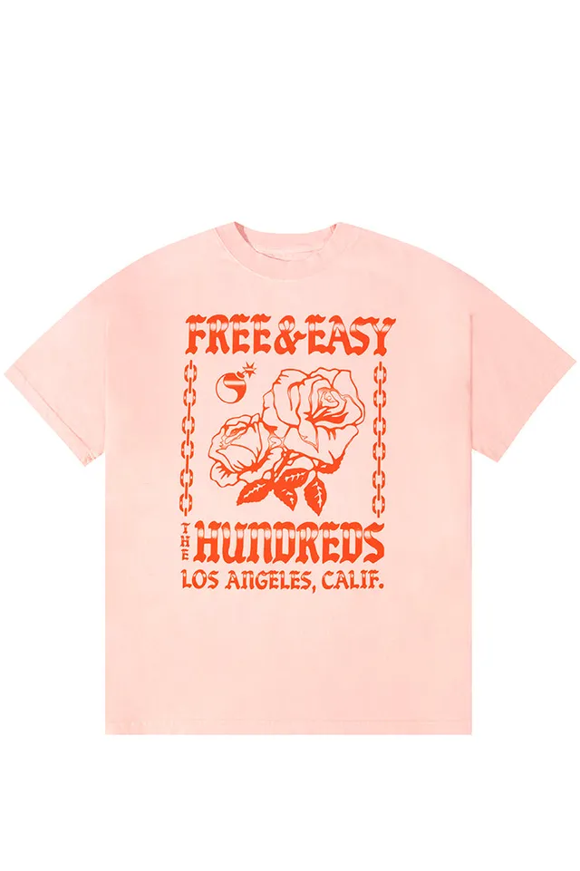 The Hundreds Rose T-Shirt Pink L Oversized