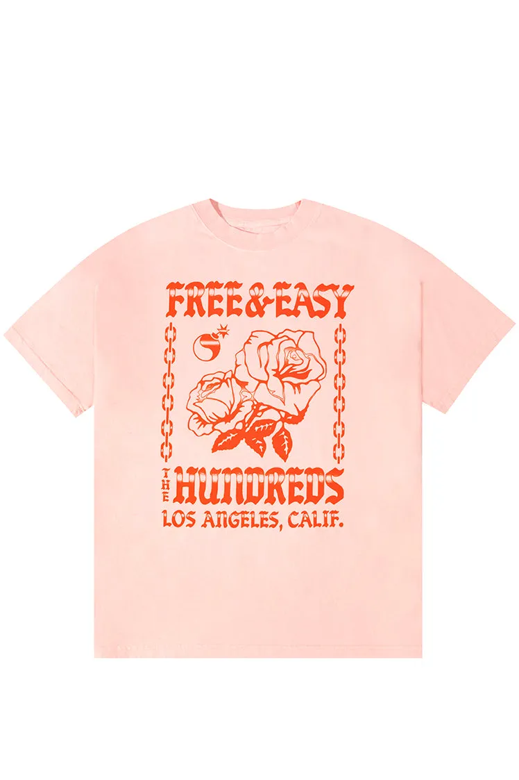 The Hundreds Rose T-Shirt Pink L Oversized