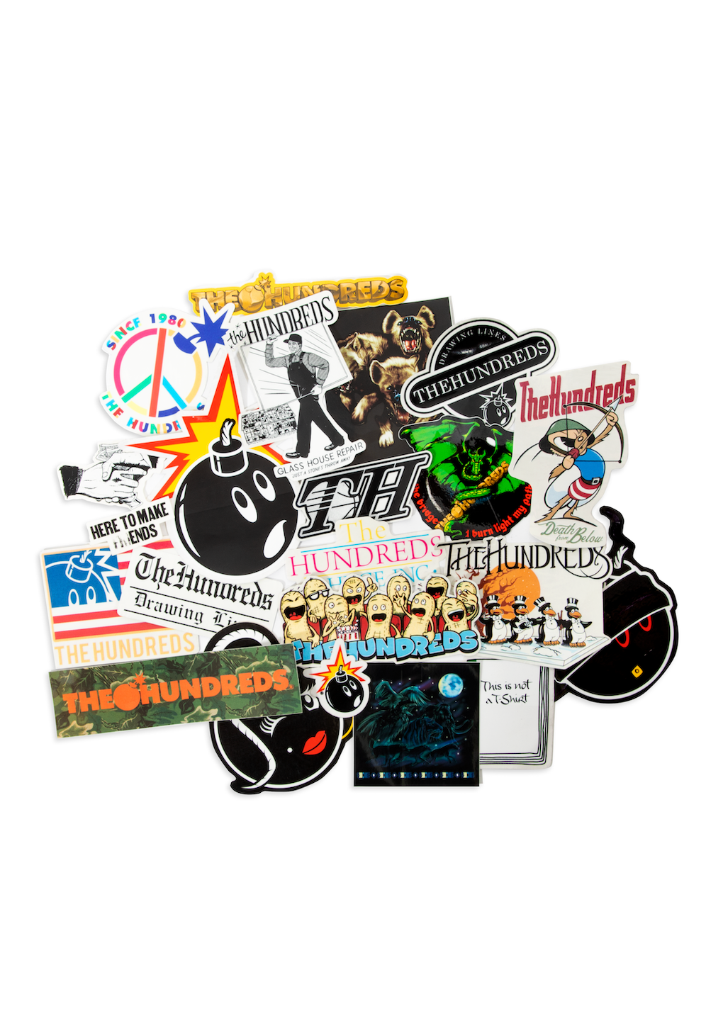 The Hundreds Greatest Hits Sticker Pack Multi