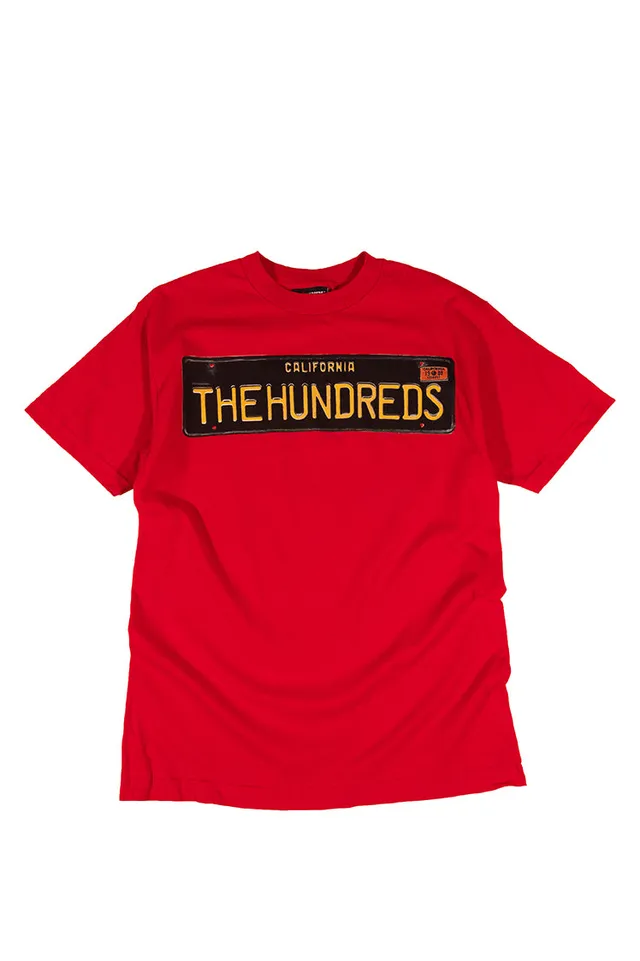 The Hundreds Plates T-Shirt Rot M Vintage-Grafik