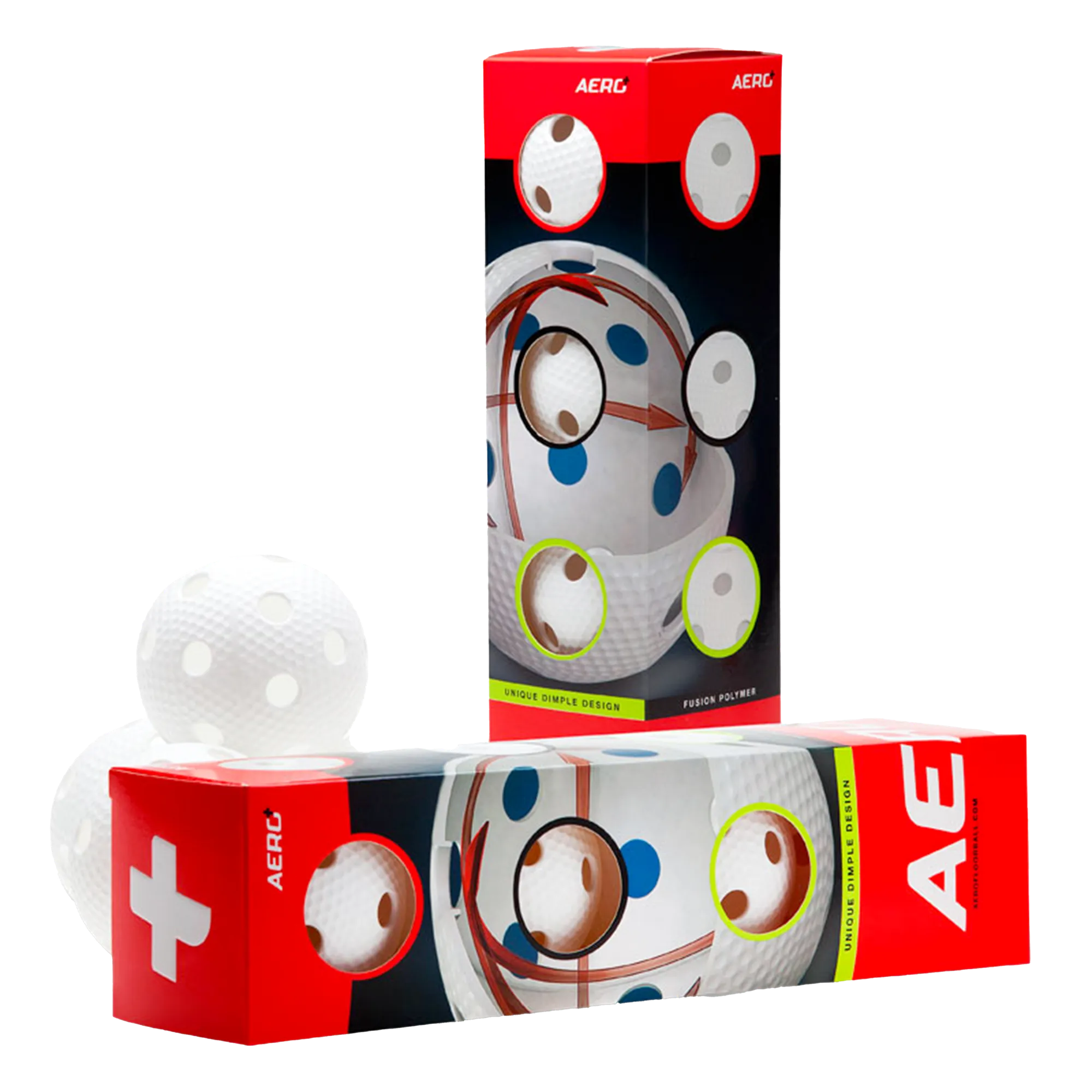 Salming Aero Plus Floorball 4er Pack weiß