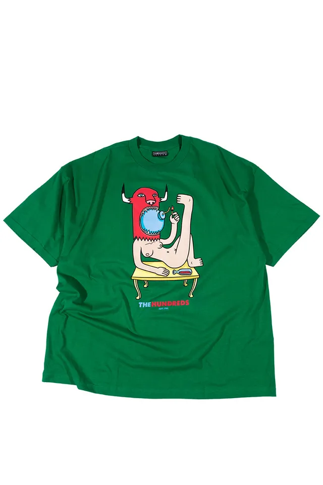 The Hundreds Graphic Tees Welcome Home Dear T-Shirt grün 3XL