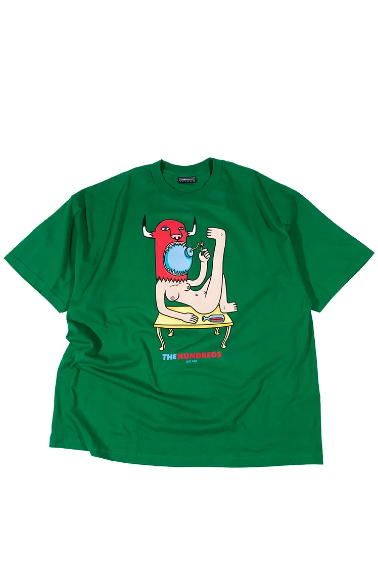 The Hundreds Graphic Tees Welcome Home Dear T-Shirt grün 3XL