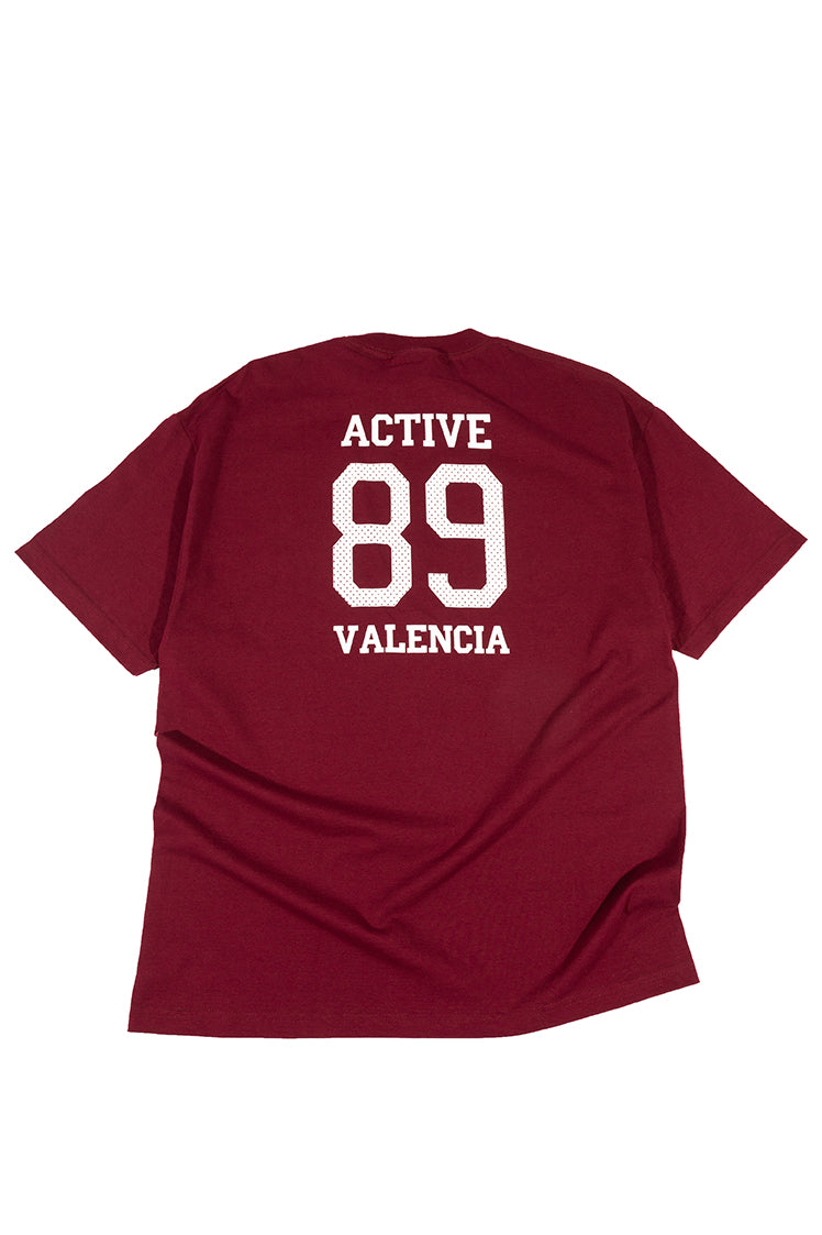 The Hundreds Graphic Tees Active Valencia T-Shirt Burgundy XL Vintage