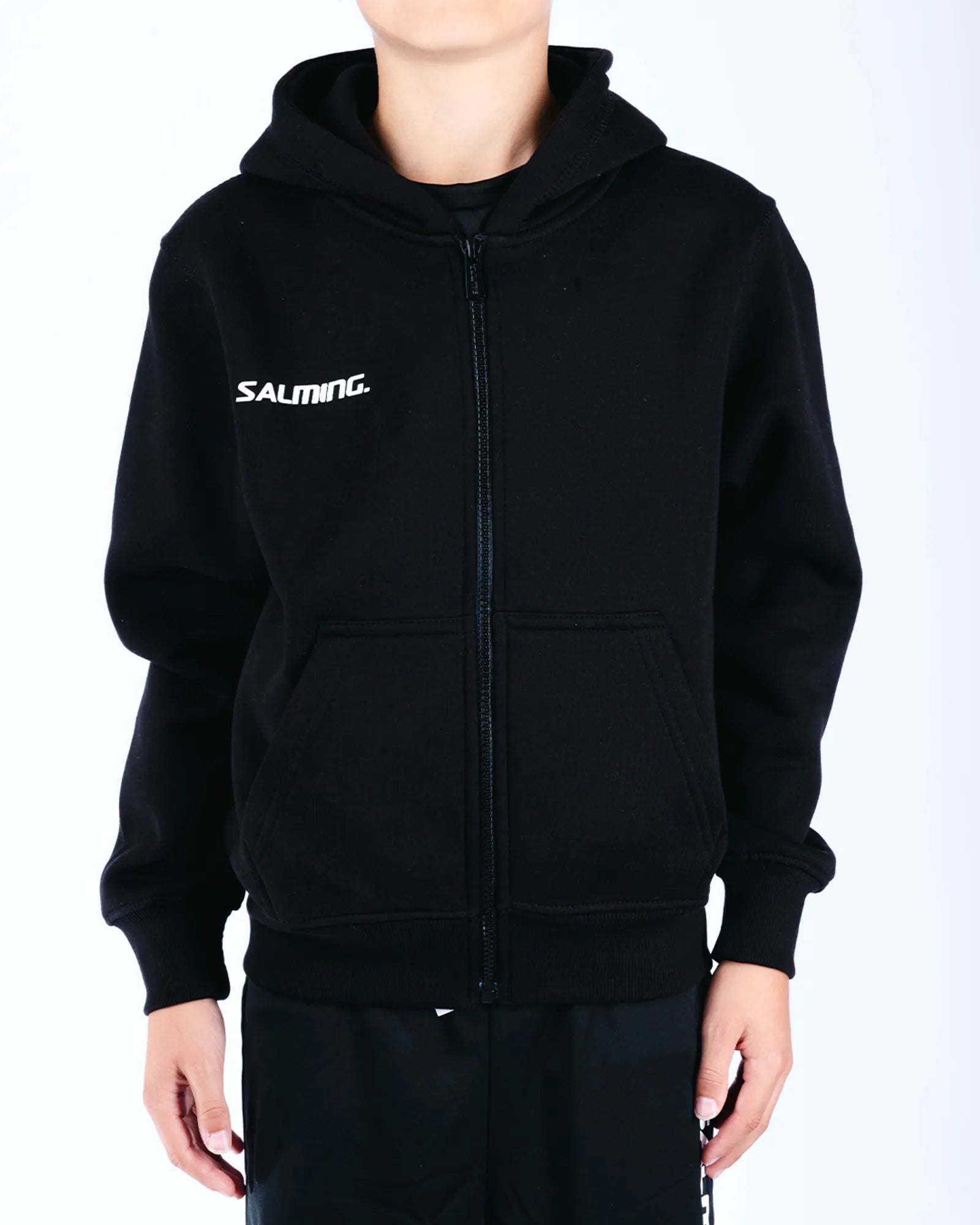 Salming Core Zip Hood JR Hoodie 152 Baumwolle
