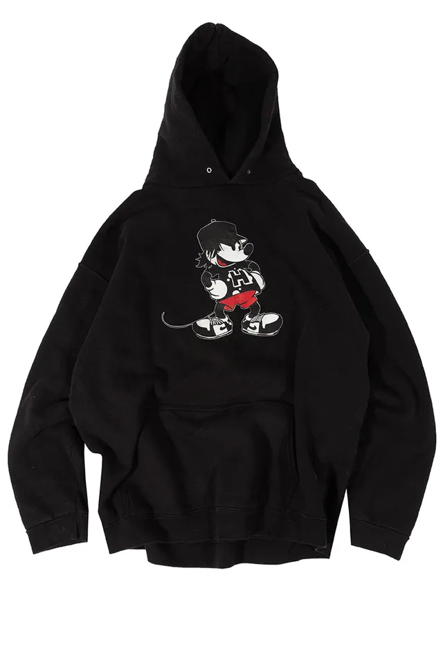 The Hundreds Mousey Pullover schwarz XL Vintage-Sweatshirt
