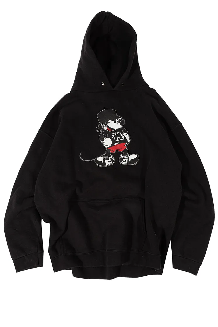 The Hundreds Mousey Pullover schwarz XL Vintage-Sweatshirt
