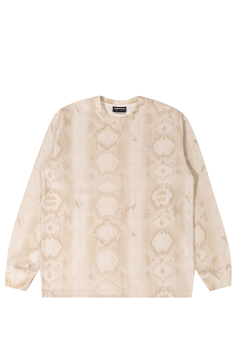 The Hundreds Rich LS Thermal Shirt Schwarz Waffelstrick