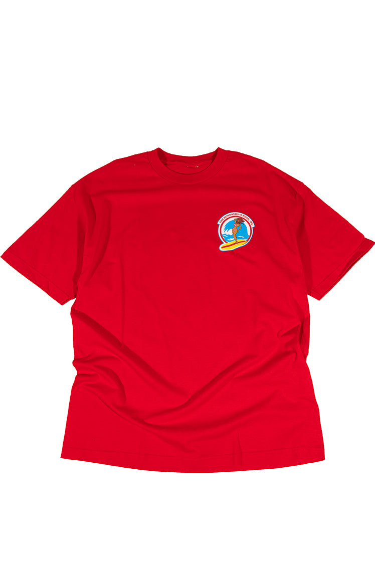 The Hundreds Bunny T-Shirt Rot XL mit Surf-Print
