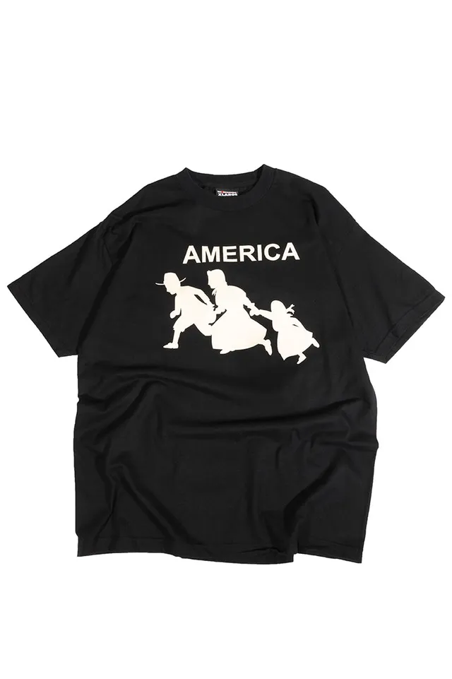 The Hundreds America T-Shirt Schwarz XL Vintage Print