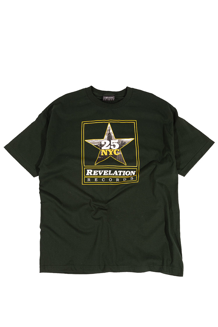 The Hundreds 25 NYC Revelation Records T-Shirt grün XL