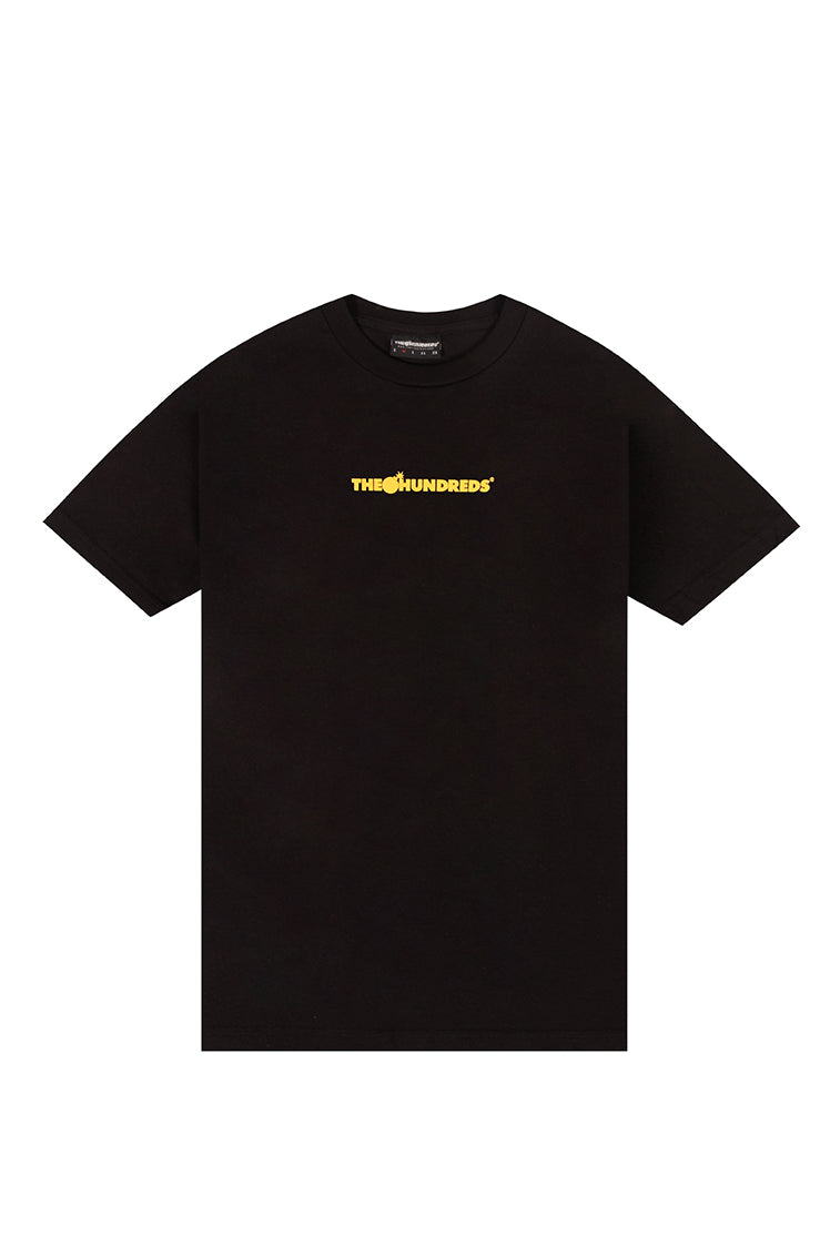 The Hundreds Bar Logo T-Shirt schwarz Brustlogo