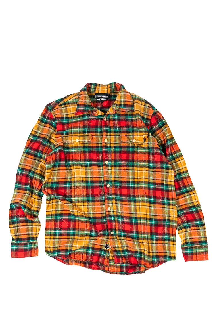 The Hundreds Sunset Langarmshirt Orange XL