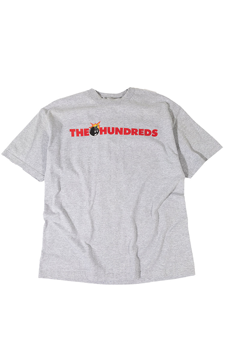 The Hundreds Adam Bomb Bar Logo T-Shirt Athletic Heather XL