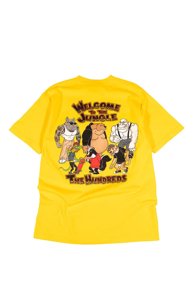 The Hundreds Fatty Bear T-Shirt Gelb M Vintage
