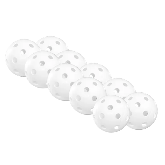 Salming Campus Ball Floorbälle 10er Pack IFF Weiss