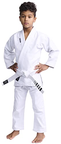 Ippon Gear Rookie BJJ-Anzug Kinder mit Gürtel Schwarz