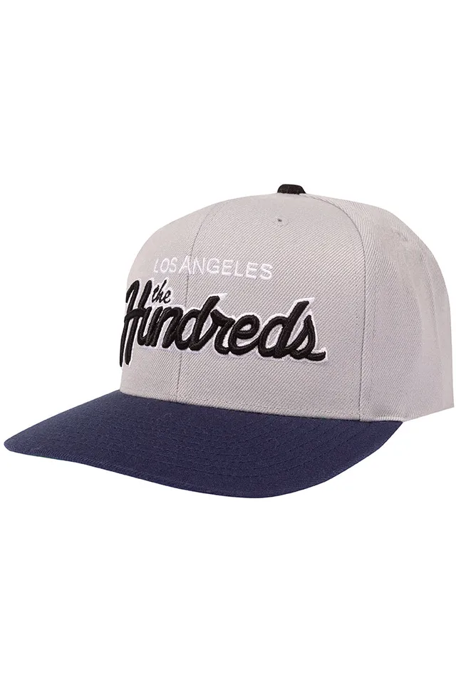 The Hundreds Team Snapback Cap Grau/Navy OS Sample