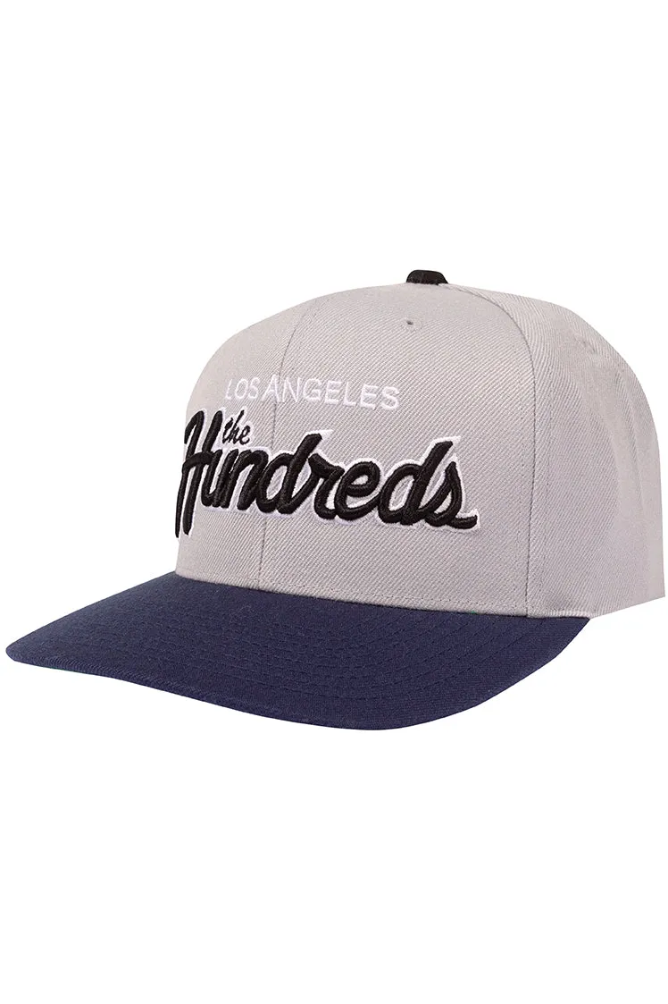 The Hundreds Team Snapback Cap Grau/Navy OS Sample
