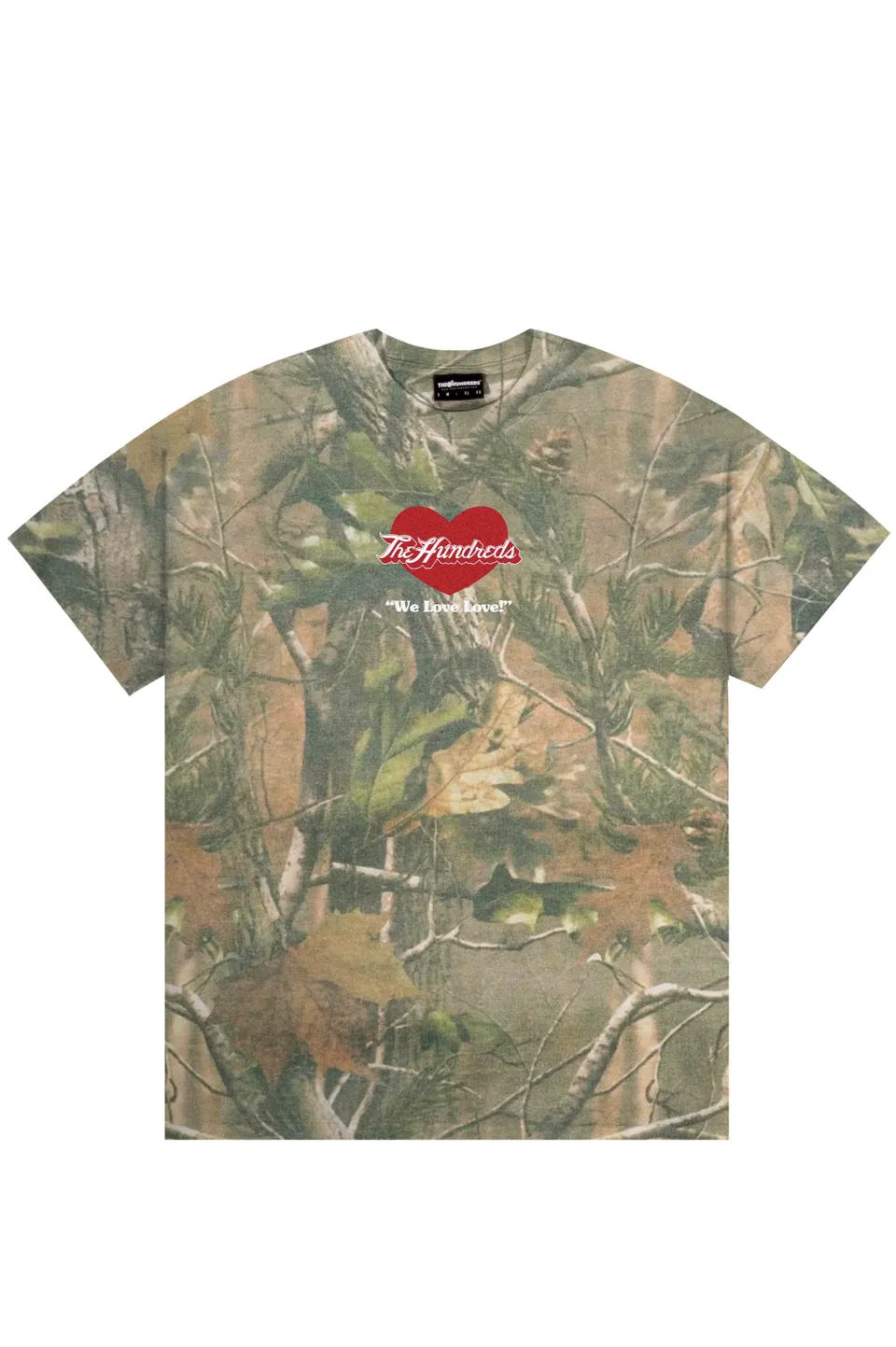 The Hundreds We Love Love T-Shirt Vintage Tree Camo