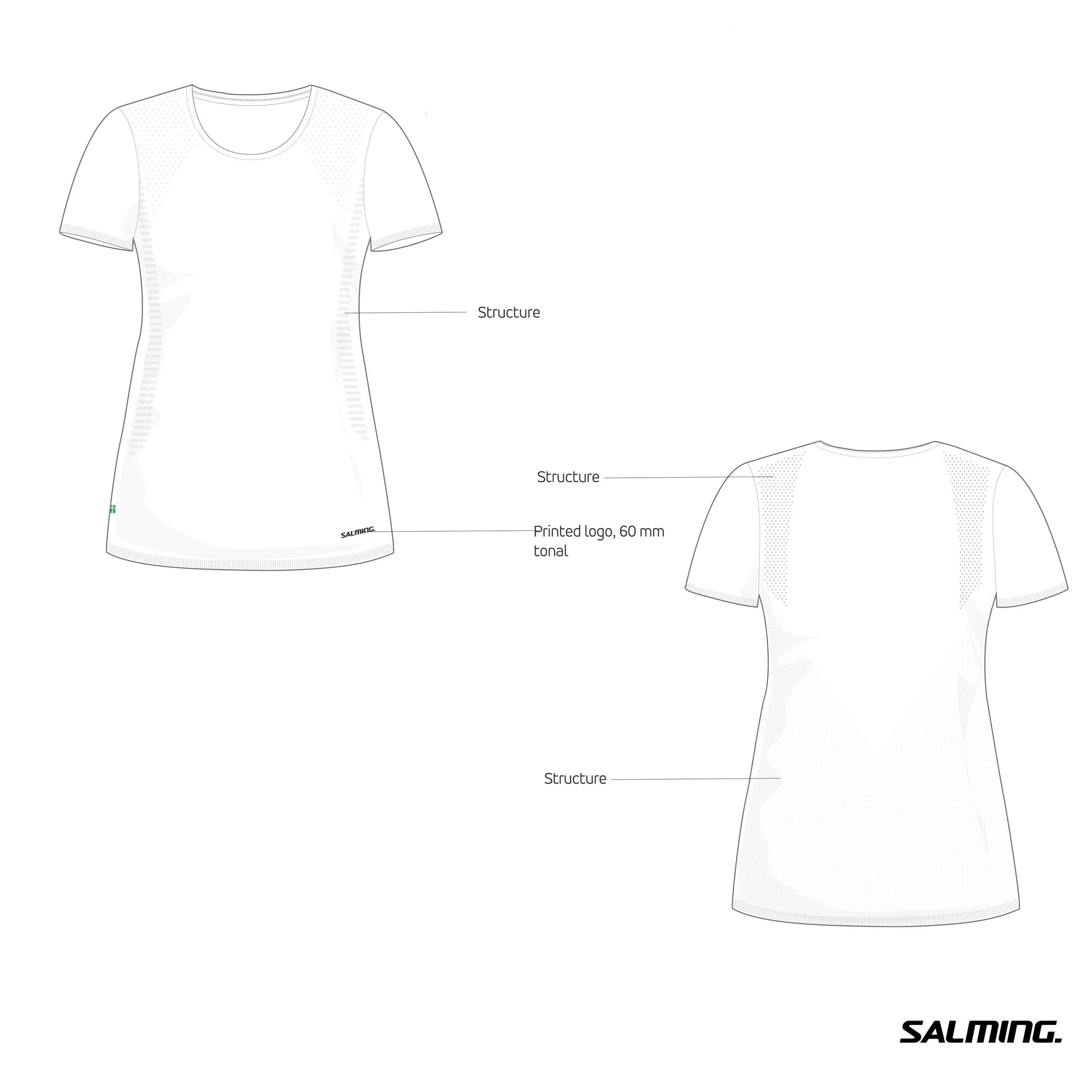 Salming Seamless Tee Wmn T-Shirt Damen Nahtlos M