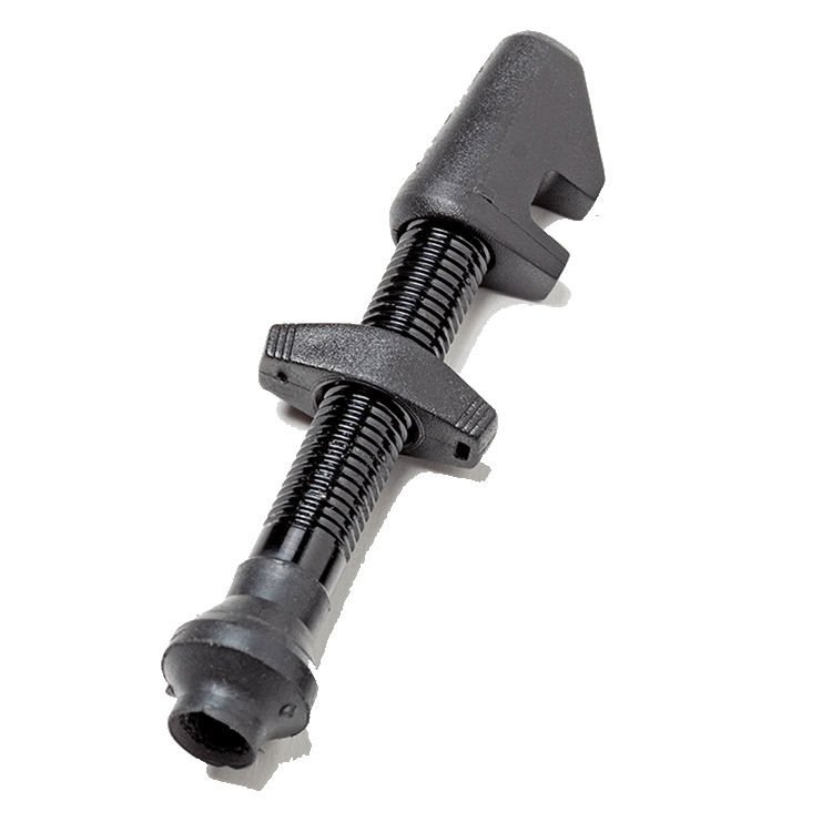 Swiss Side Tubeless Ventil Alu Schwarz 36-48 mm